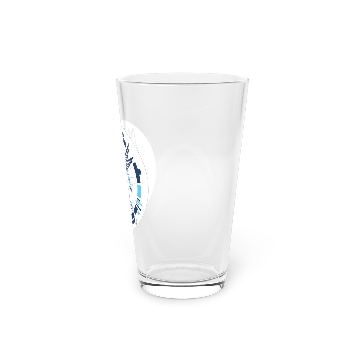 Mercury Adhesives Pint Glass, 16oz