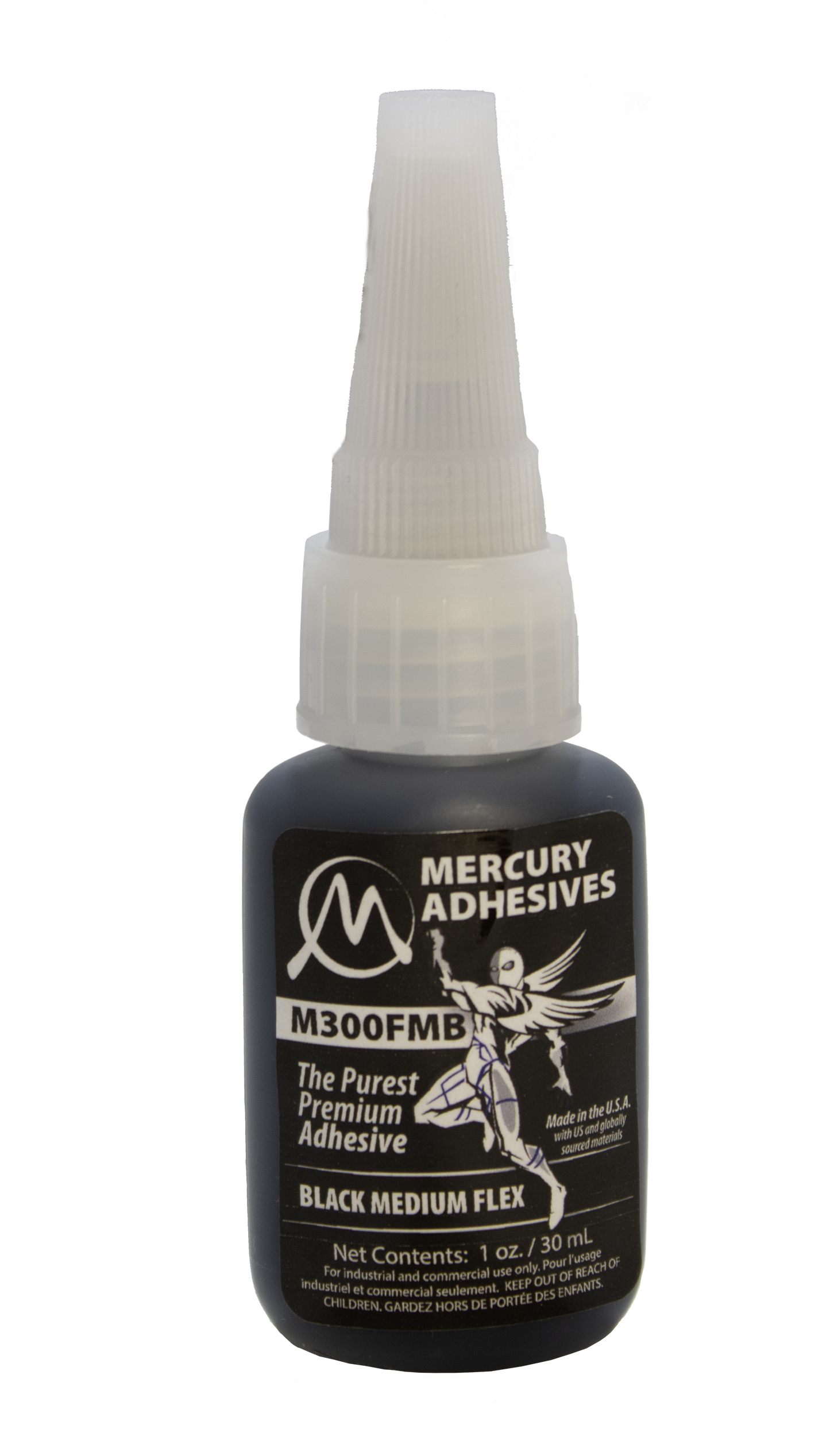 Black Medium FLEX CA M300FMB 1oz (Case Quantity)